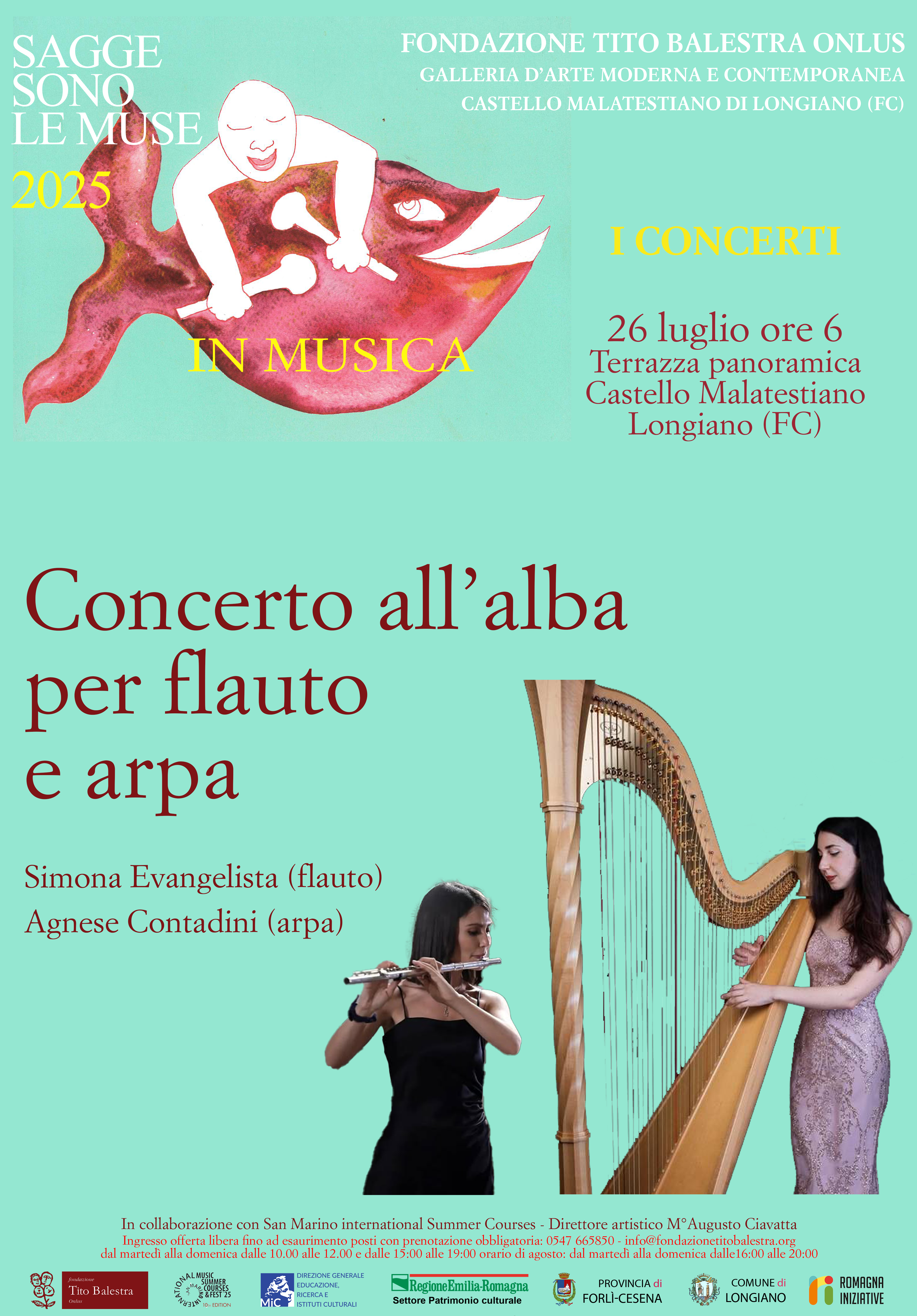 picture of the event: Concerto all'alba per flauto e arpa - Simona Evangelista e Agnese Contadini picture of the event: Concerto all'alba per flauto e arpa - Simona Evangelista e Agnese Contadini